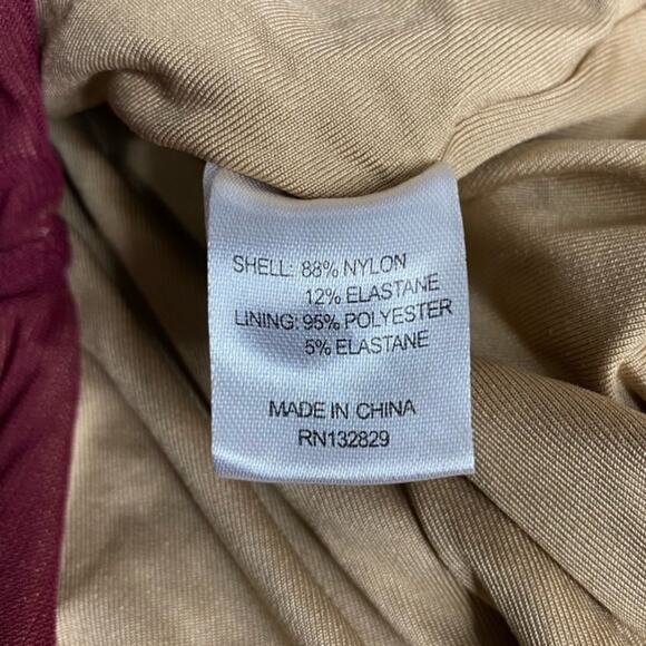 Majorelle Darling Dress in Merlot size XS - Picture 8 of 11